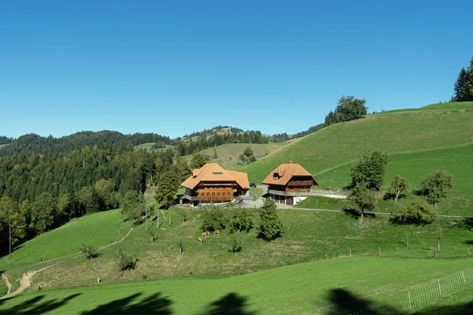 Maison paysanne de 6,5 pièces neuve avec deux appartements et vue à perte de vue – photo 16 sur 16