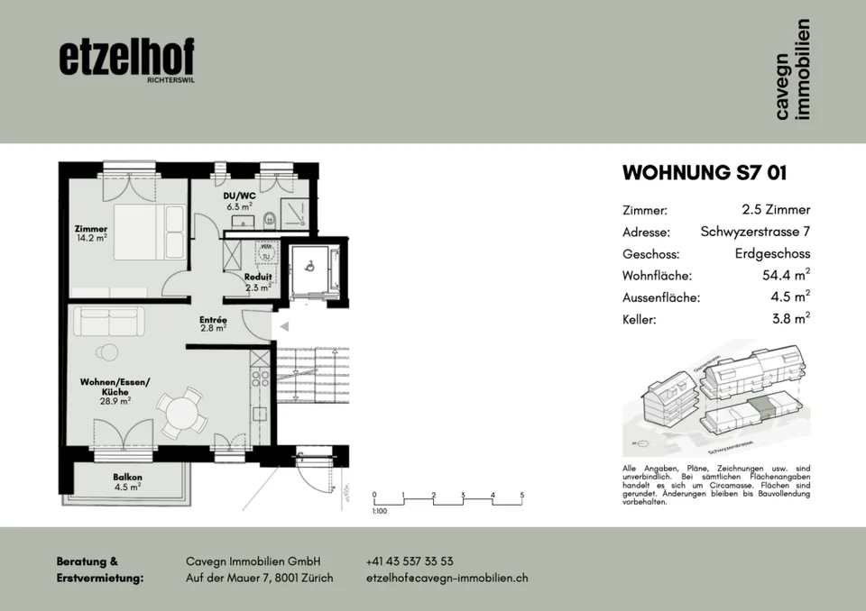 Erstbezug Etzelhof: Naturnah. Modern. Bestens verbunden. – Foto 7 von 7
