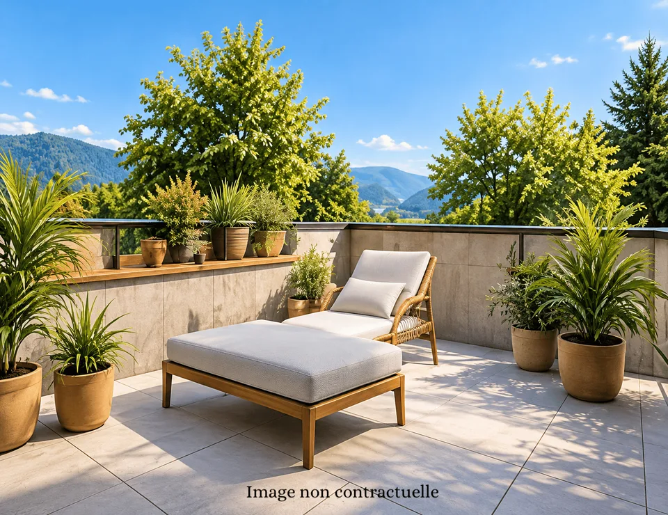 Magnifique appartement en duplex de 4,5 pièces avec grande terrasse, balcon et jardin privatif – photo 7 sur 8