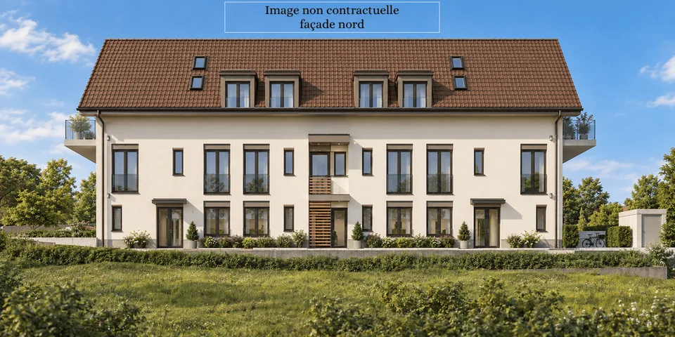 Magnifique appartement en duplex de 4,5 pièces avec grande terrasse, balcon et jardin privatif – photo 4 sur 8
