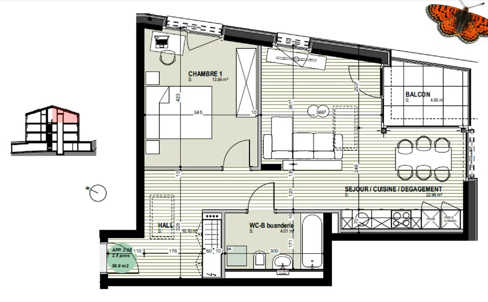2½ rooms - Close to all amenities – photo 9 of 9
