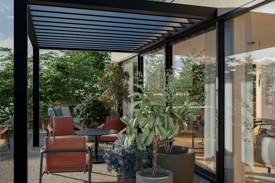 Villa moderna con vista panoramica a Collina d'Oro – foto 16 di 21
