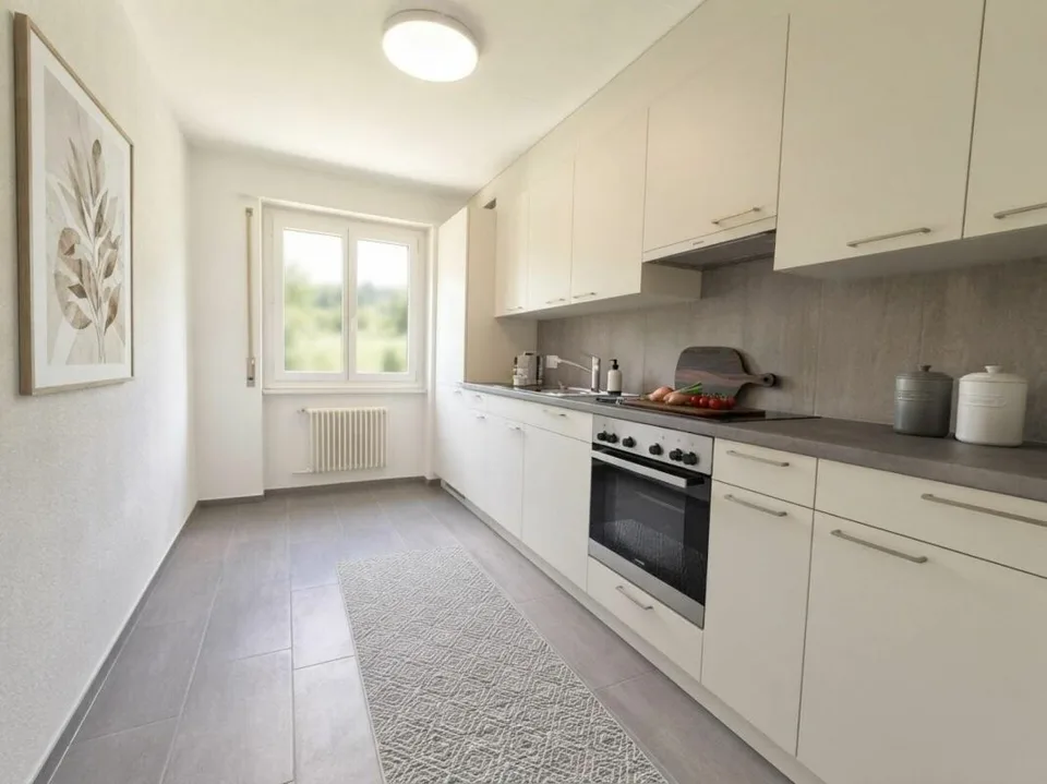 AMPIO 4.0 LOCALI APPARTAMENTO RISTRUTTURATO 95 M² CON CAMINO E VISTA SULLA VALLE – foto 2 di 7