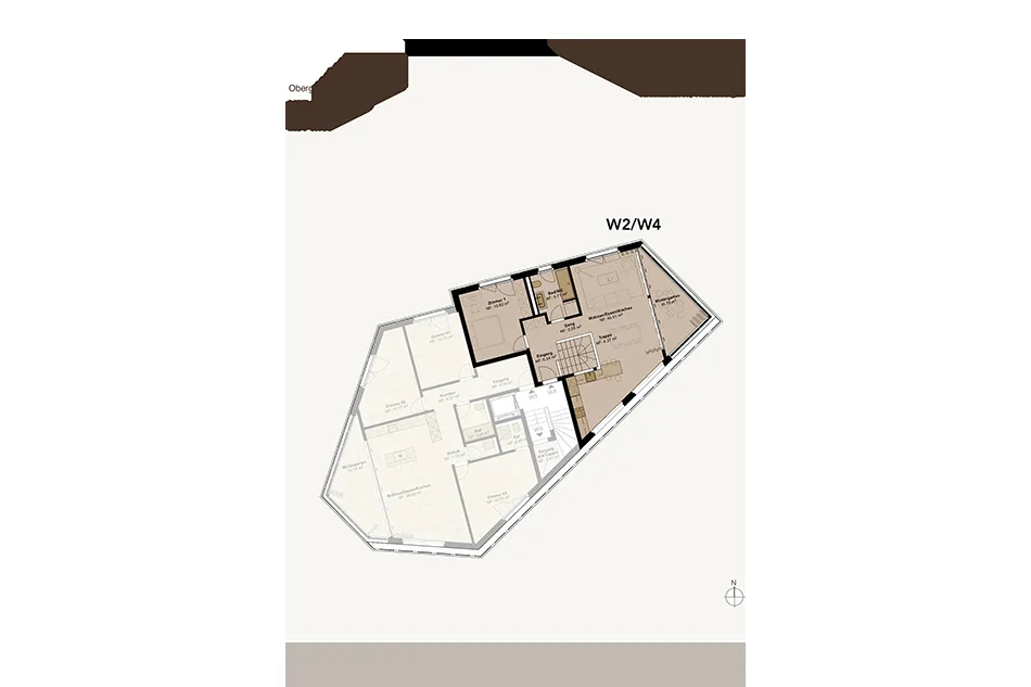 Helle und grösszügige 5.5-Zimmer-Maisonette-Wohnung mit Weitsicht und Garten - W2+4 – Foto 7 von 9