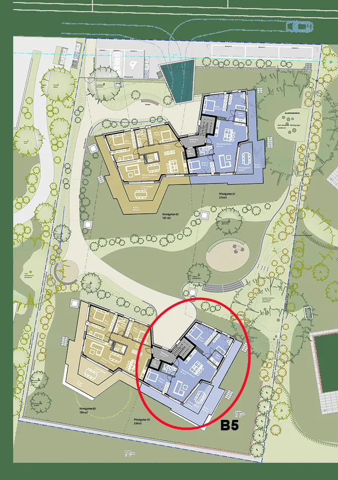 Exklusive Attikawohnung mit unverbaubarer Aussicht. Neue Preise - B5 – Foto 4 von 7