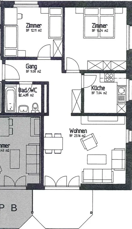 Cozy 3.5 room apartment with garden seating! – photo 9 of 9