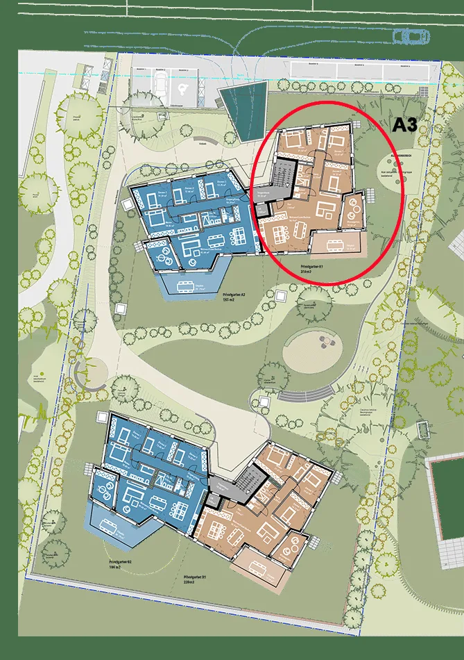 Exklusive Geschosswohnung mit unverbaubarer Aussicht. Neue Preise - A3 – Foto 4 von 7