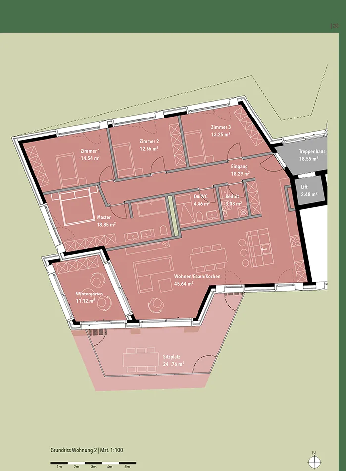 Exklusive Gartenwohnung mit unverbaubarer Aussicht. Neue Preise - A2 – Foto 5 von 7