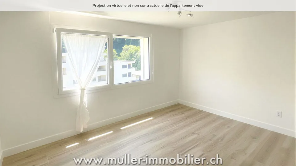 Bello appartamento nel villaggio di Remaufens – foto 7 di 12