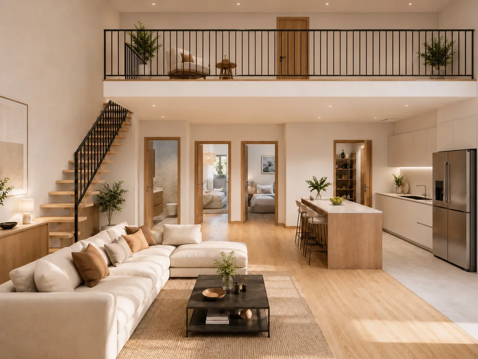 Duplex 4,5 pièces sur plan – Un rapport qualité-prix exceptionnel à saisir – photo 3 sur 12