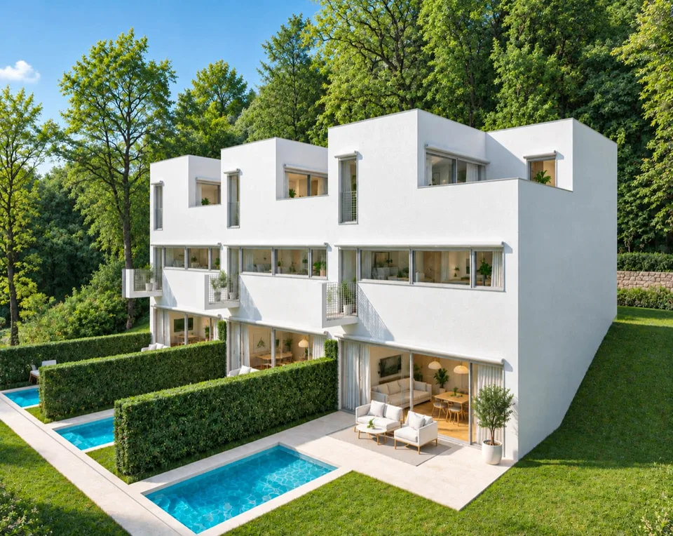 Einfamilienhaus im Bau mit Pool in Villa Luganese – Foto 5 von 7