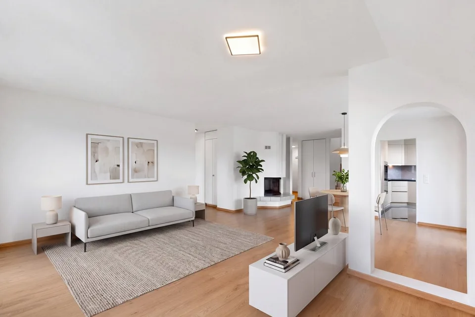 Wohnen mit Charme: Helle 5.5-Zimmer-Dachmaisonette mit Cheminée – Foto 6 von 13