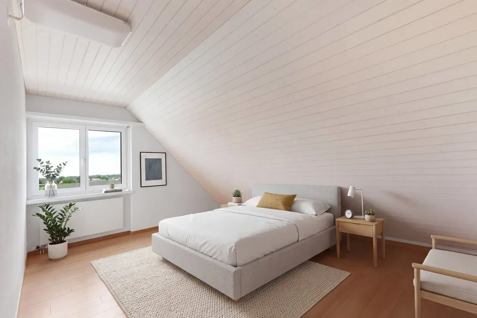 Wohnen mit Charme: Helle 5.5-Zimmer-Dachmaisonette mit Cheminée – Foto 11 von 13