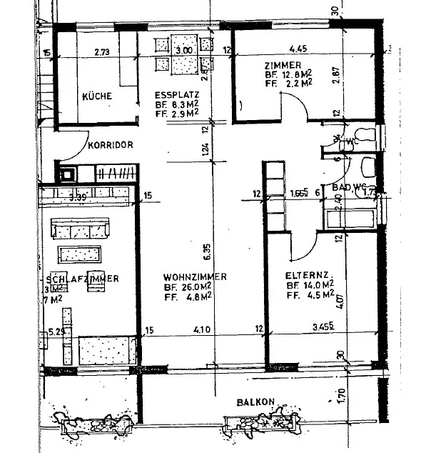 Appartement 3,5 pièces au 1er étage à Bachenbülach – photo 5 sur 7