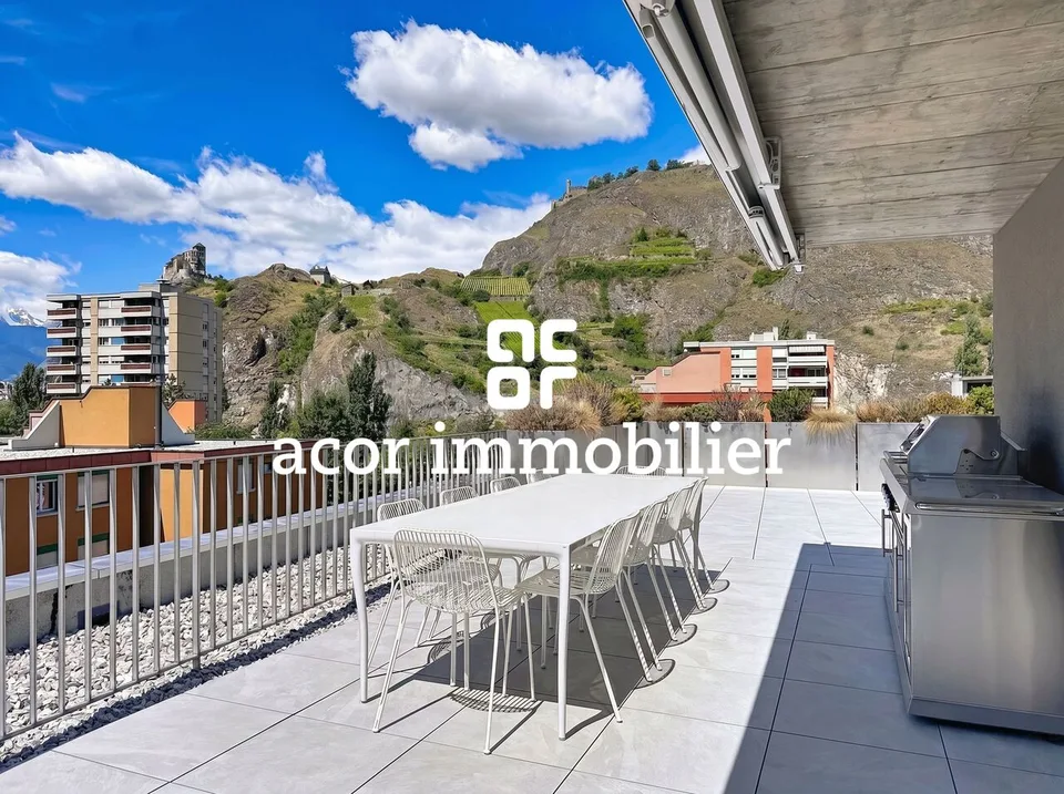 Sion - Appartement contemporain de 4½ pièces – photo 10 sur 12