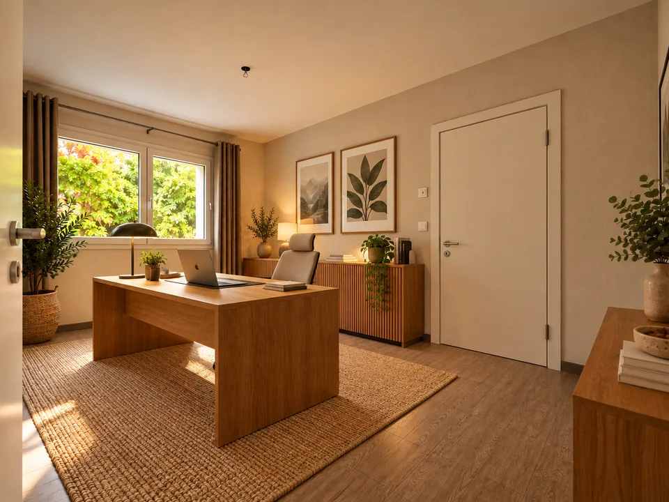 Appartement mit Potenzial 4.5 Zimmer, Terrasse von 52 m² und eigenem Garten von 69 m² – Foto 11 von 13