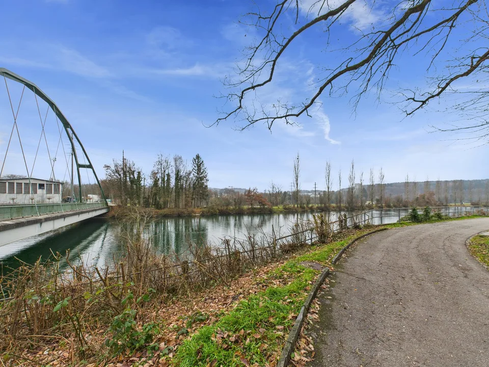 3½-Zimmerwohnung mit grossem Gartensitzplatz – Wohnen direkt an der Aare – Foto 17 von 18