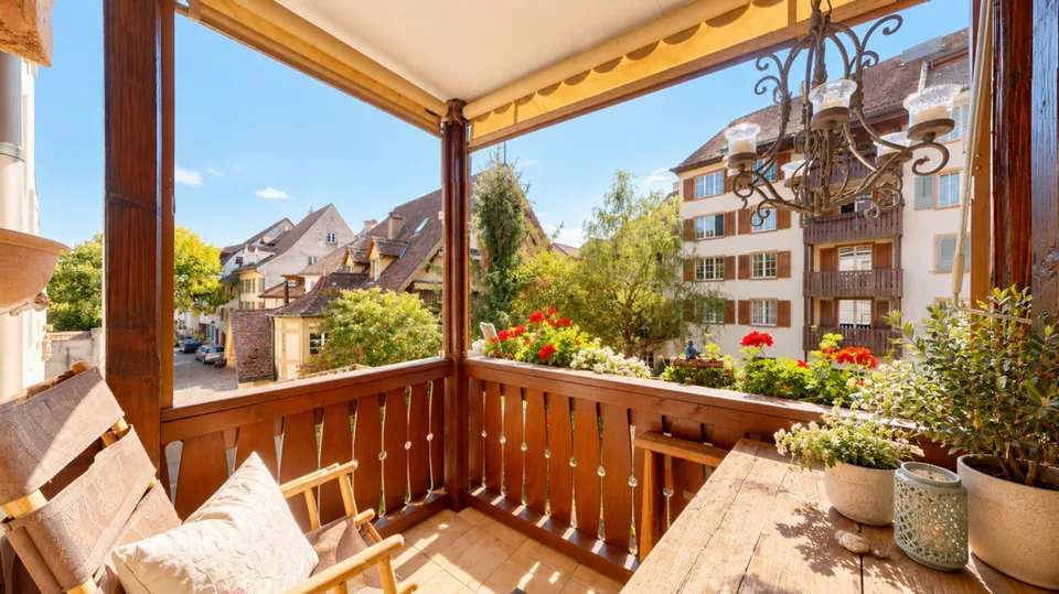 Appartamento di 3,5 locali direttamente sul Reno con vista da sogno – foto 10 di 12