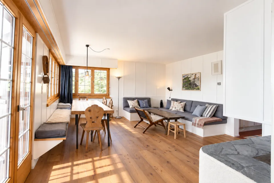 Ländlich ruhige 3.5 Zimmerwohnung in Lantsch/Lenz – Foto 3 von 12