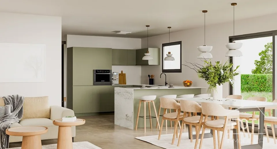 Neue Doppelhaushälfte mit 5,5 Zimmern, Garage und Garten - Collombey-Muraz – Foto 2 von 5