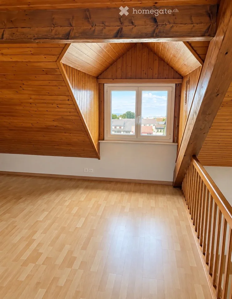 Helles Doppelhaus mit Balkon und Blick auf den Arzier-See – Foto 5 von 5