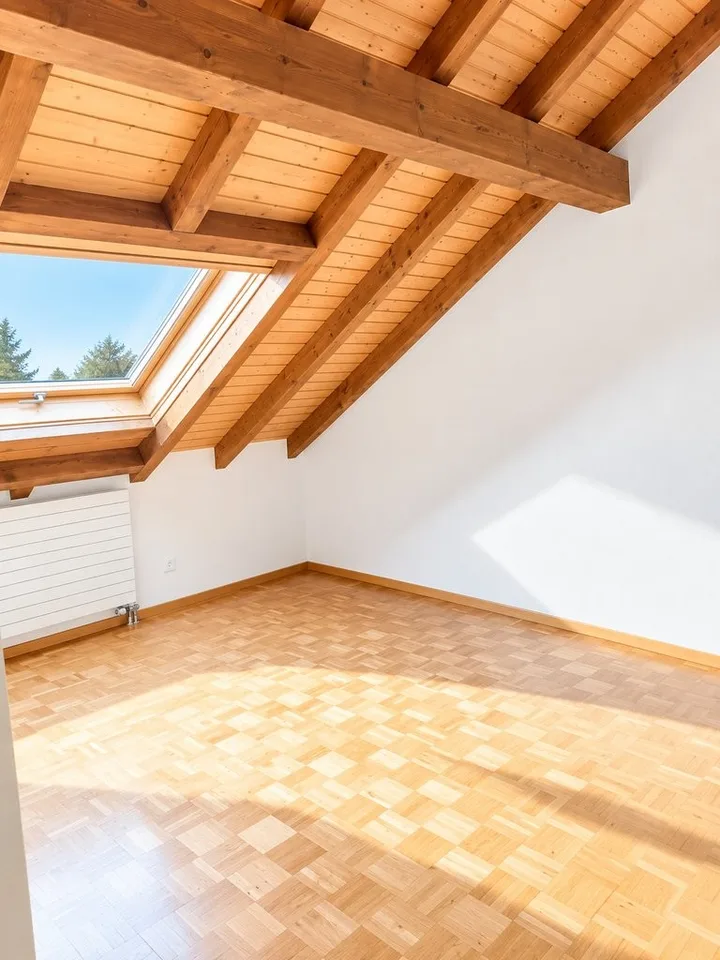 Appartement mansardé confortable avec cheminée et balcon – photo 7 sur 10