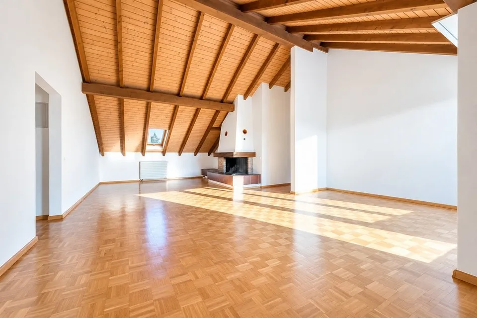 Appartement mansardé confortable avec cheminée et balcon – photo 4 sur 10