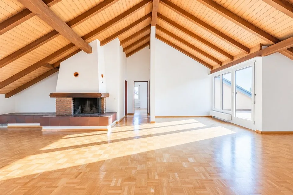 Appartement mansardé confortable avec cheminée et balcon – photo 5 sur 10