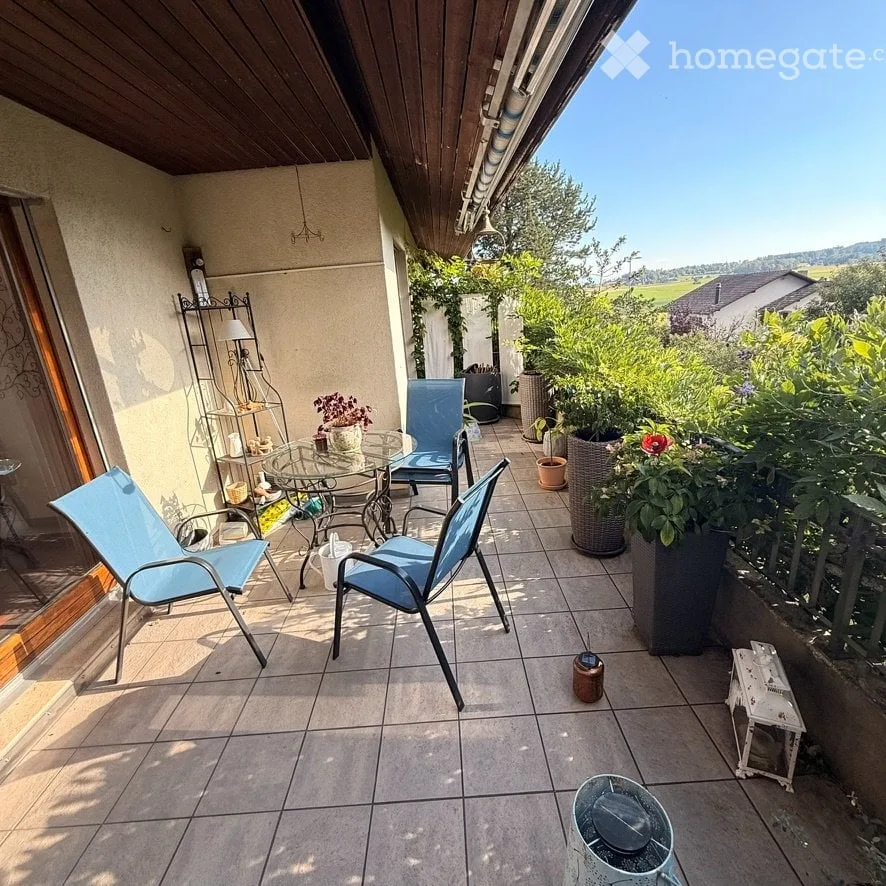 Schönes 4.5-Zimmer-Apartment (92 m²) mit Kamin in Lamboing – Foto 3 von 5