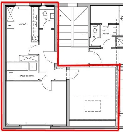 CAROUGE - Cross-Through Apartment 3 Rooms ?60 m² 2nd Floor NO LIFT – photo 10 of 12