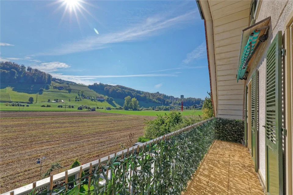Charmante 3½-Zimmer Eigentumswohnung mit Mansardenzimmer und Garten – Foto 5 von 13
