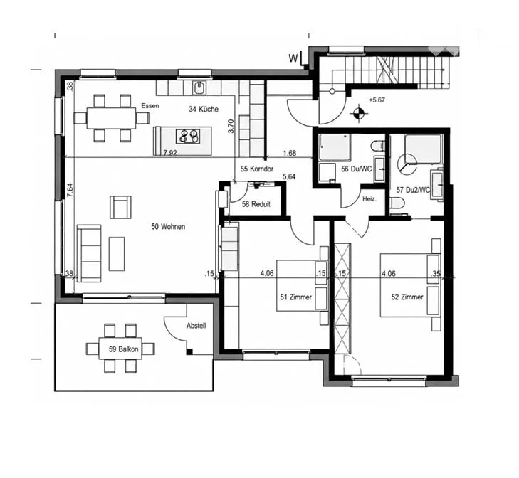 Habitation exclusive sur 122 m² à Mettmenstetten – photo 5 sur 5