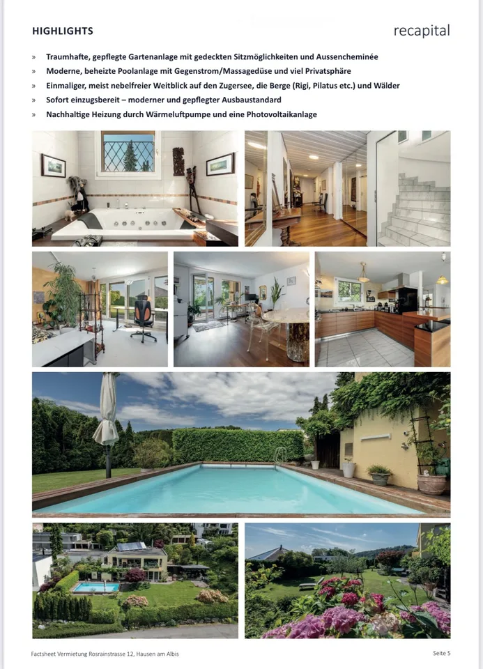 Esclusiva casa unifamiliare con piscina & vista sul lago – foto 4 di 4