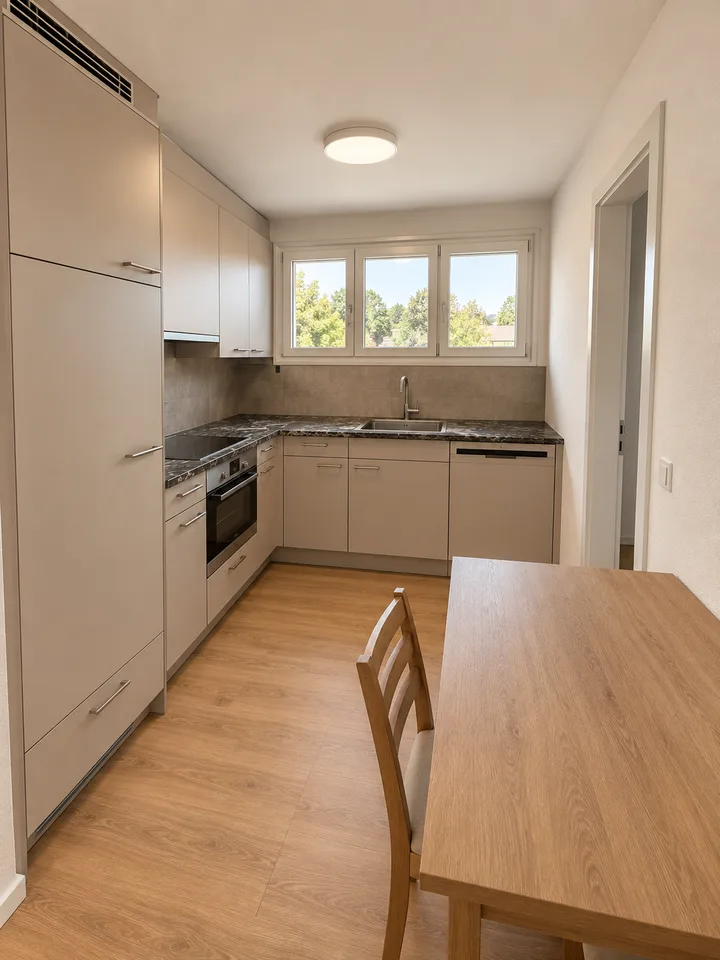 Helle 4-Zimmer-Wohnung mit Balkon in Opfikon – ab Dezember 2026 verfügbar – Foto 2 von 7