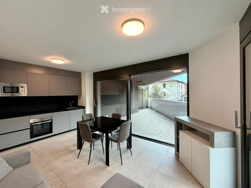 Wohnung mit 3 Zimmern, möbliert, mit Terrasse - Lugano – Foto 3 von 5