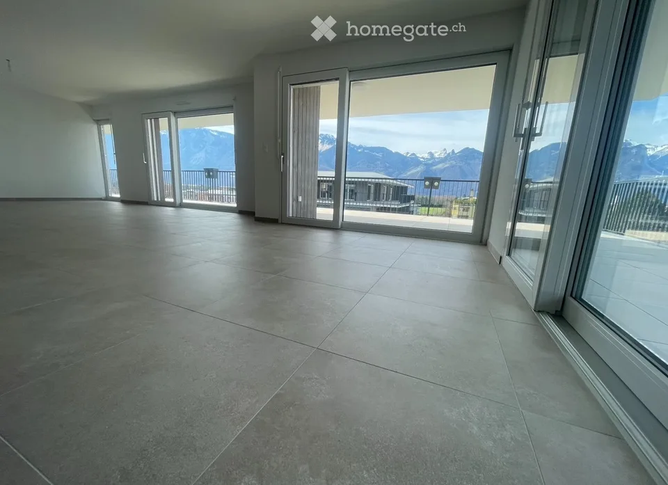 Zu vermieten 3.5-Zimmer-Wohnung mit großem Balkon in Aigle – Foto 3 von 11