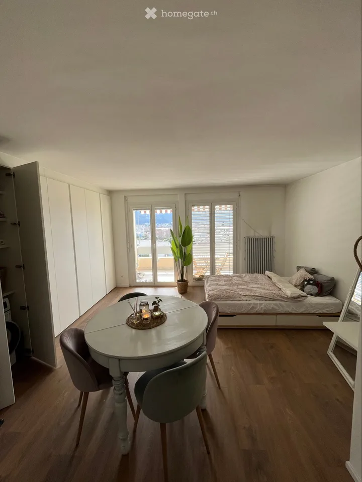 Helles Einzimmerapartment in Giubiasco mit Subentante – Foto 4 von 5