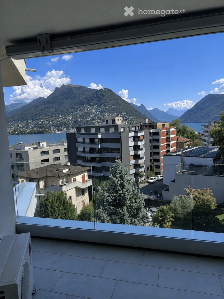 Paradies - 2,5 Zimmer mit Seeblick und Blick auf den Luganer Golf – Foto 3 von 9