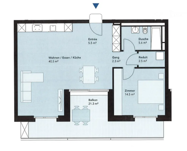 2.5-Zimmer Wohnung in Cham – Foto 11 von 17