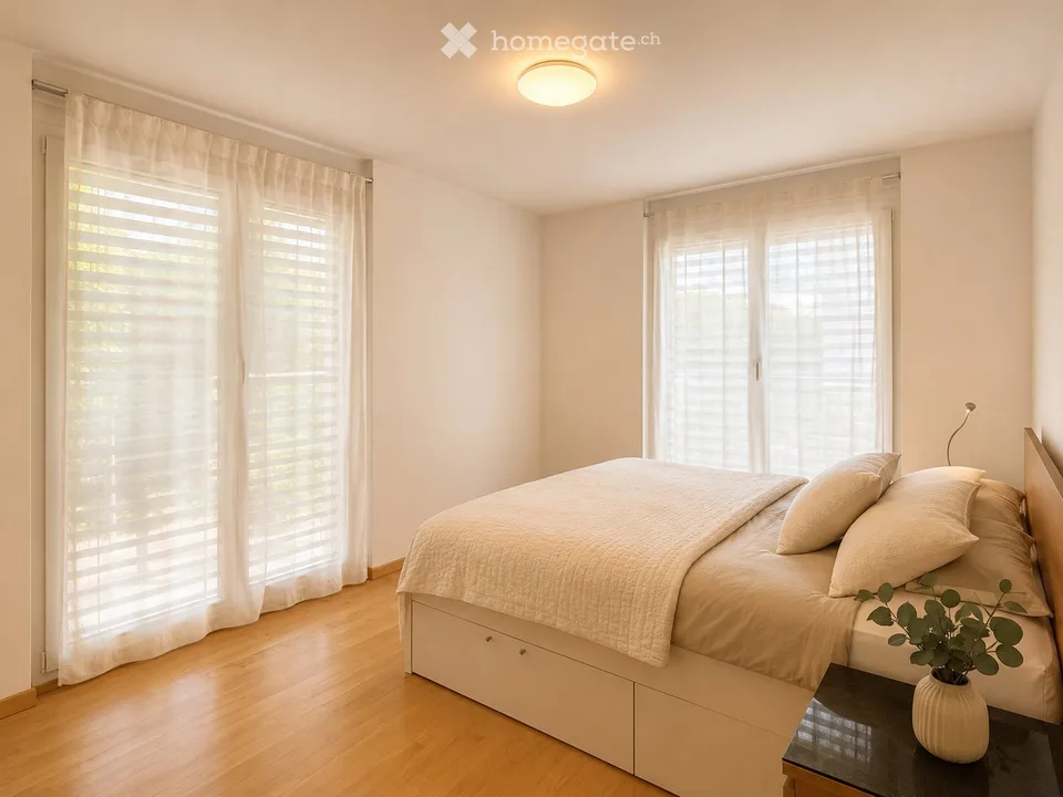 Befristet, möbliert: 4.5 Zimmer mit Cheminée in Forch – Foto 6 von 10