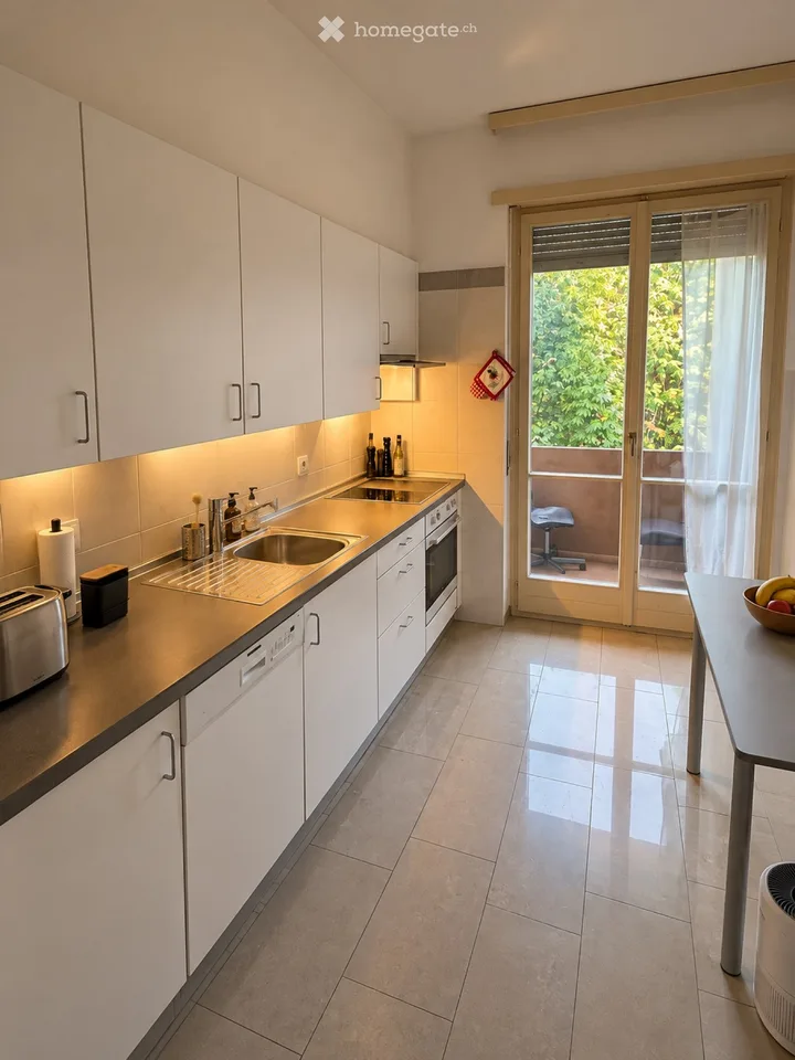 Lugano, 2.5-Zimmer-Wohnung im Grünen, 7 Minuten vom Bahnhof – Foto 4 von 5