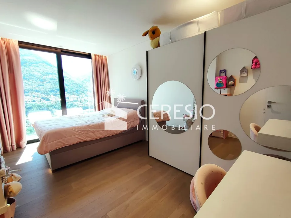 Beautiful duplex apartment 4.5 rooms with pool in Canobbio – photo 7 of 10