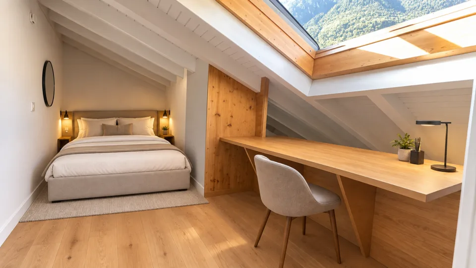Charming attic duplex in Bouveret – photo 4 of 6
