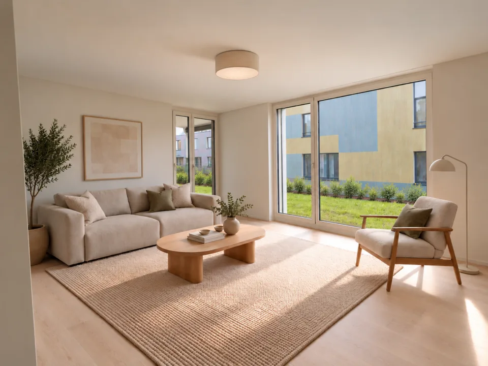 Exclusive 3.5-room garden apartment with spacious 100 m² private garden – photo 3 of 8