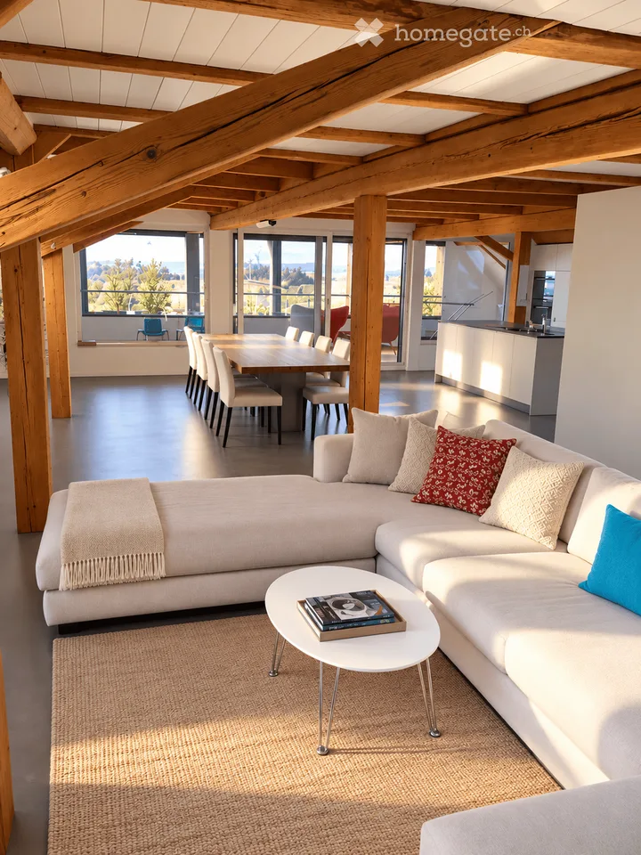 Exklusive 4½-Zimmer-Maisonettewohnung mit Galerie und zwei Loggien – Foto 2 von 7