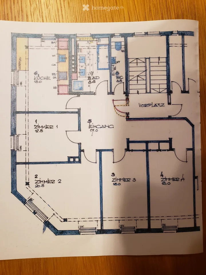 Charmante totalrenovierte 4-Zimmer-Dachwohnung an der Dorfstrasse in Meilen – Foto 12 von 12