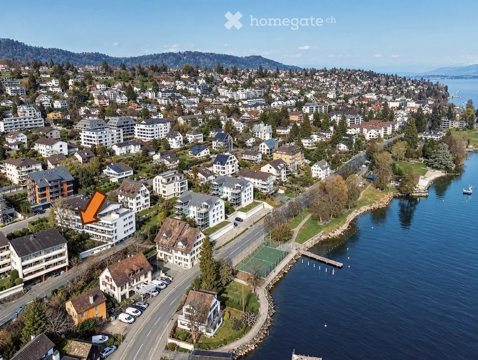 3.5-Zimmer-Gartenwohnung in Rüschlikon – Seenähe mit Seeblick – Foto 2 von 13