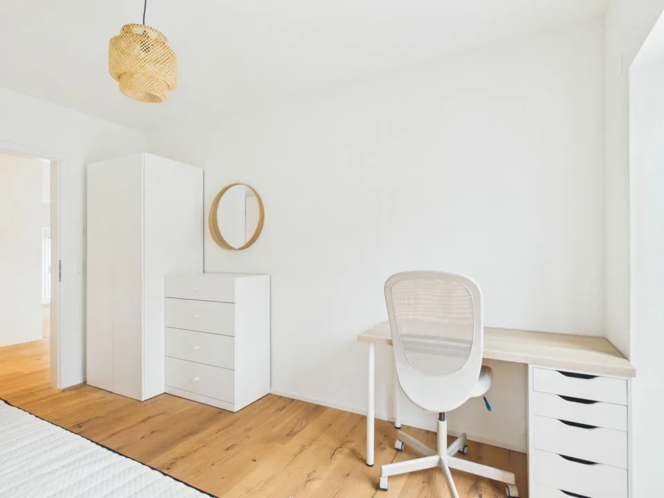 Chambre simple meublée dans un appartement partagé à un emplacement calme copie – photo 4 sur 7