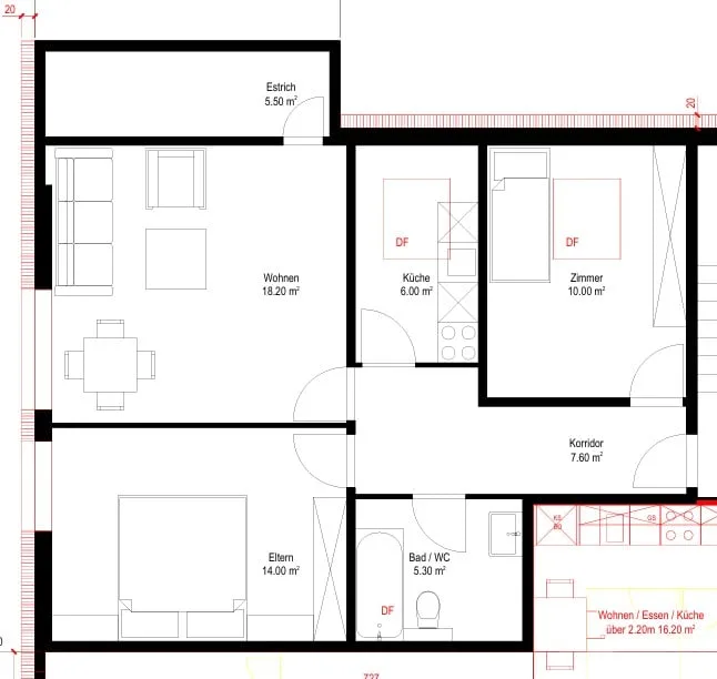 Helle 3.5 Zimmer-Wohnung in Küssnacht am Rigi – Foto 6 von 6