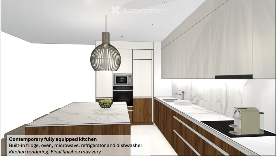 Brandneues 3-Zimmer-Gartenapartment mit geräumiger Terrasse (Grand-Saconnex) – Foto 4 von 9